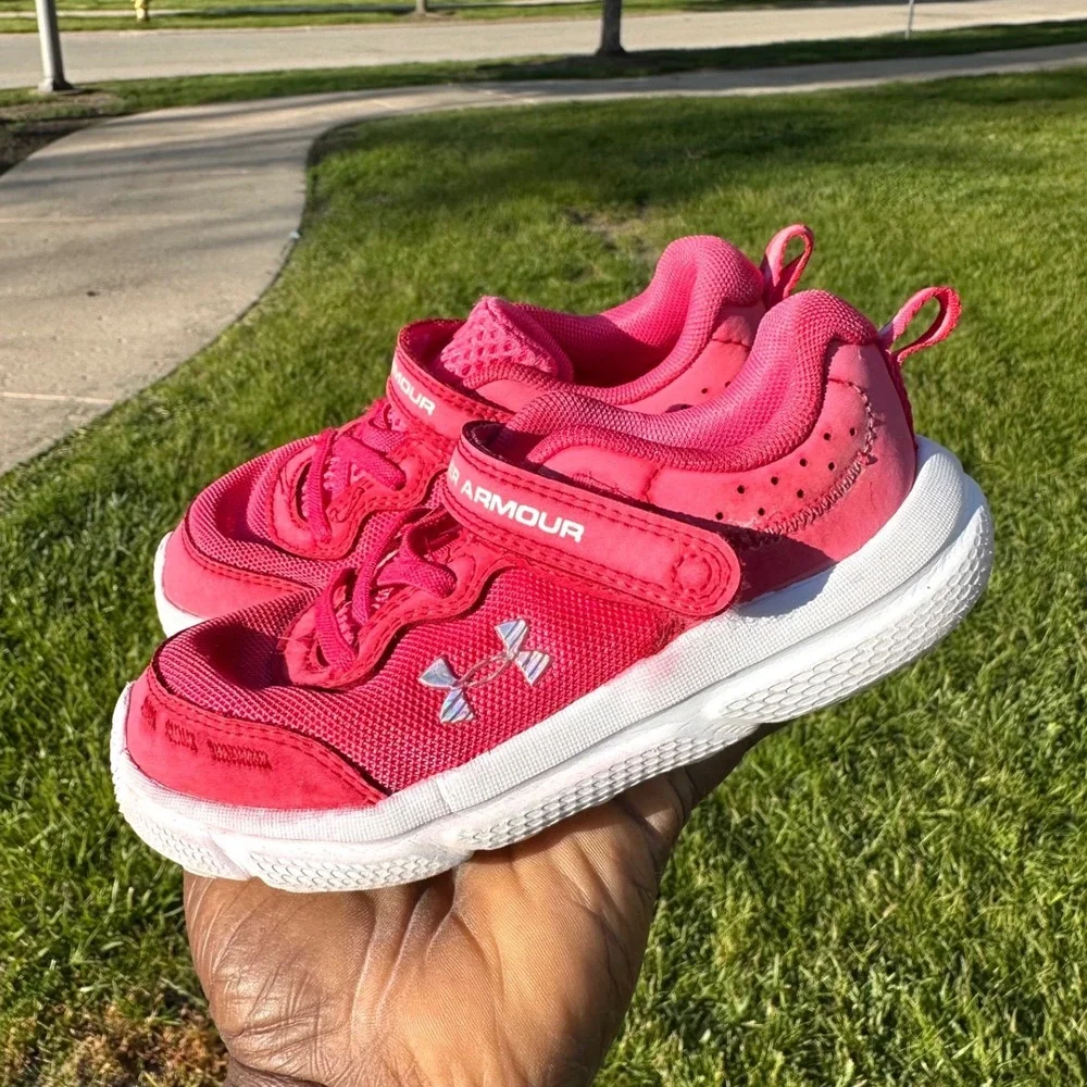 Under Armour Kids' Assert 10 Running Sneakers Toddler Girl Size 10 Pink